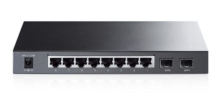 TP-Link TL-SG2210P Smart PoE switch, 8 PoE, 2 SFP port, Omada menedzselhet